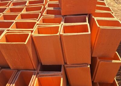 canaleta de tijolo baiano ceramico